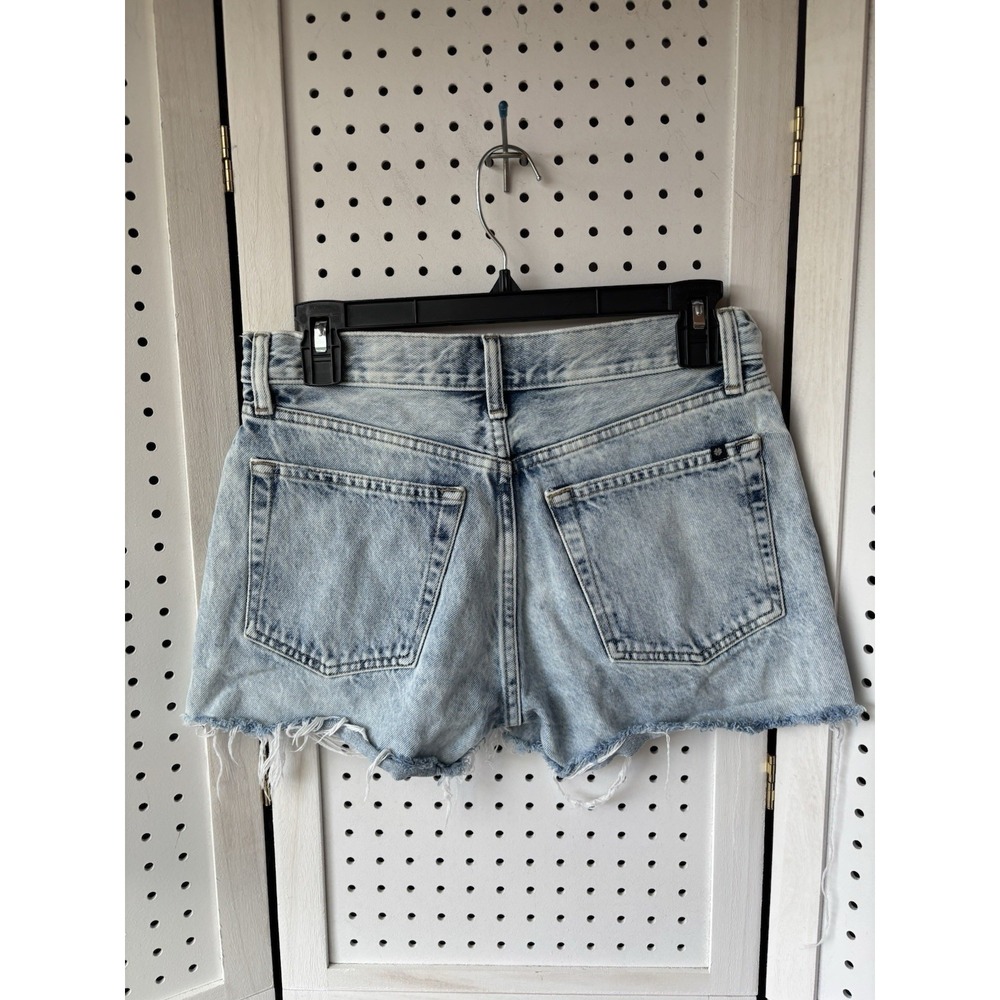 Lucky Brand Cutoff Denim Jean Shorts Distressed Light Wash Women's 0/25 - Picture 4 of 7